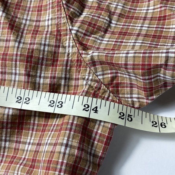 Carhartt button-down collar 1 pocket men’s shirt, plaid size large, 100% cotton - Picture 7 of 8